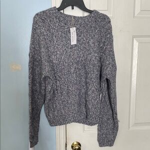LOFT Heathered Gray Women's Sweater
